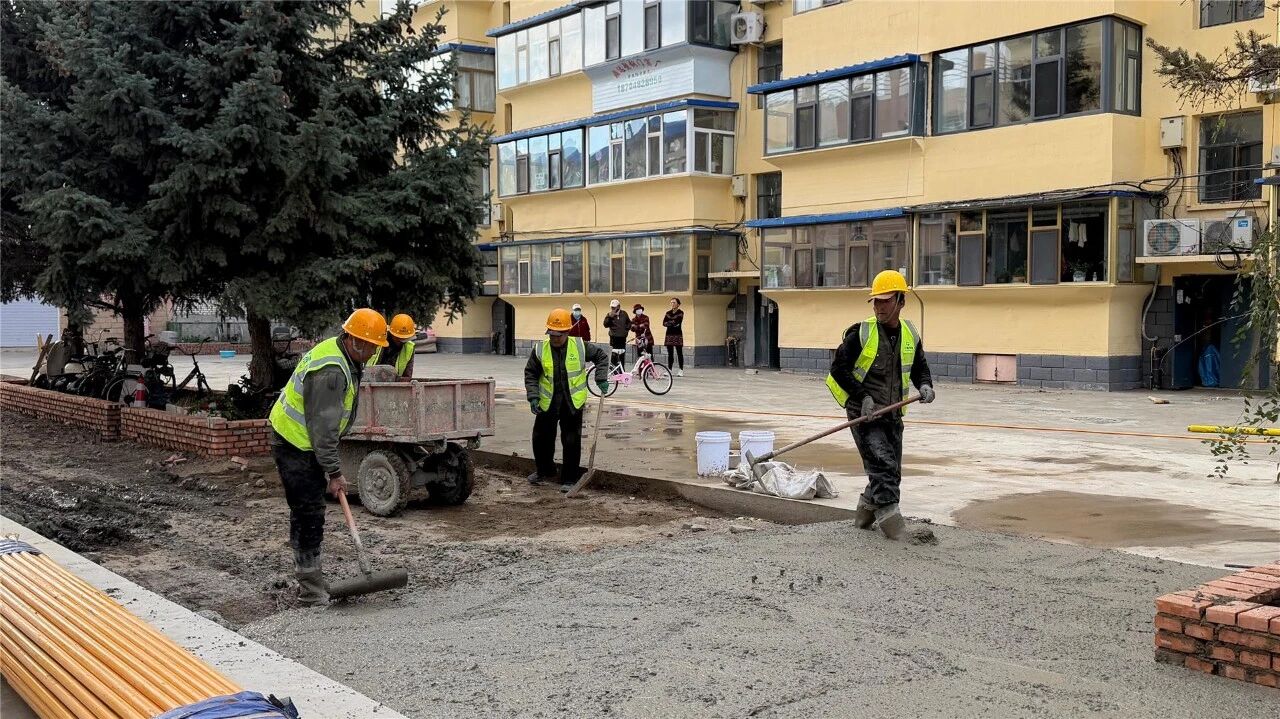 乌兰浩特市老旧小区改造吹响“冲刺号角”
